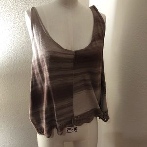 FREE PEOPLE CROSS BACK TANK